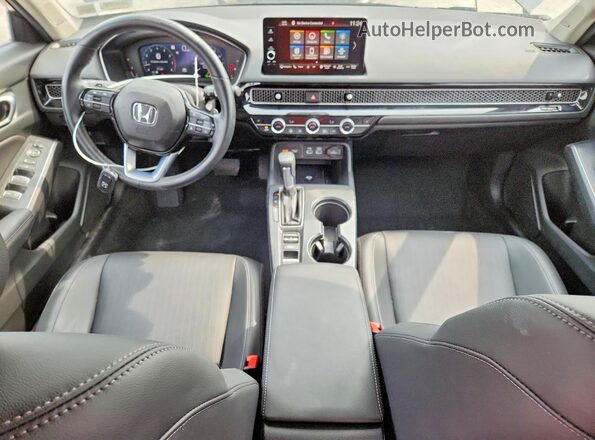 2HGFE1F92RH330272 2024 HONDA CIVIC Gray Dashboard view