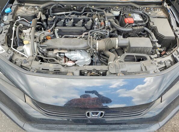 2HGFE1F93NH300711 2022 HONDA CIVIC Черный Вид задней части салона