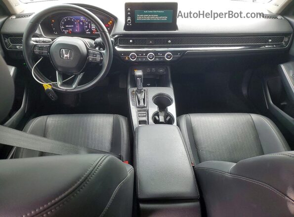 2HGFE1F93NH300711 2022 HONDA CIVIC Черный Вид панели приборов