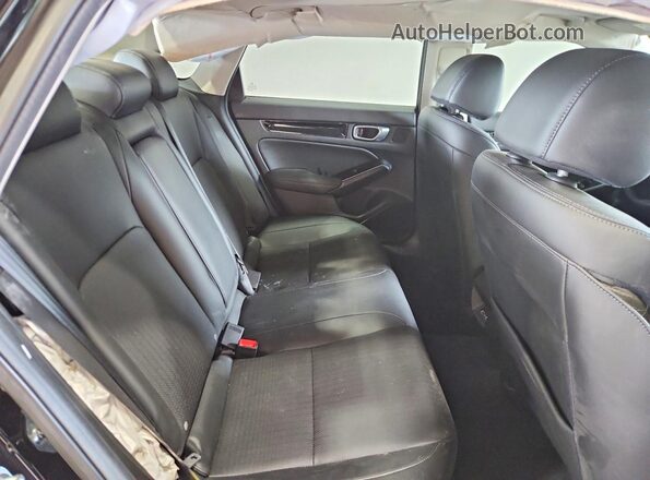 2HGFE1F93RH313724 2024 HONDA CIVIC Black Vista de los asientos traseros