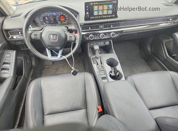2HGFE1F93RH335299 2024 HONDA CIVIC Black Առջևի վահանակի տեսք
