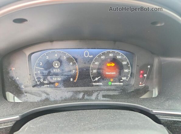 2HGFE1F93RH335299 2024 HONDA CIVIC Black Սարքավորումների վահանակի տեսք