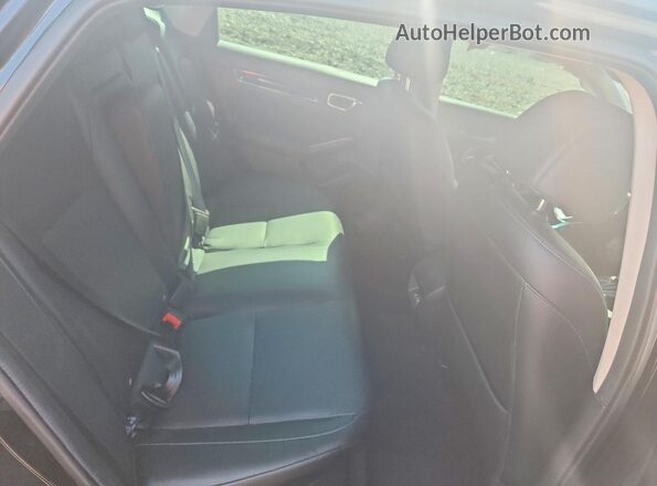 2HGFE1F94NH326525 2022 HONDA CIVIC Black Widok tylnych siedzeń