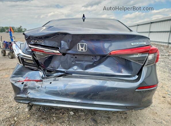 2HGFE1F94NH329599 2022 HONDA CIVIC Gray Vista trasera