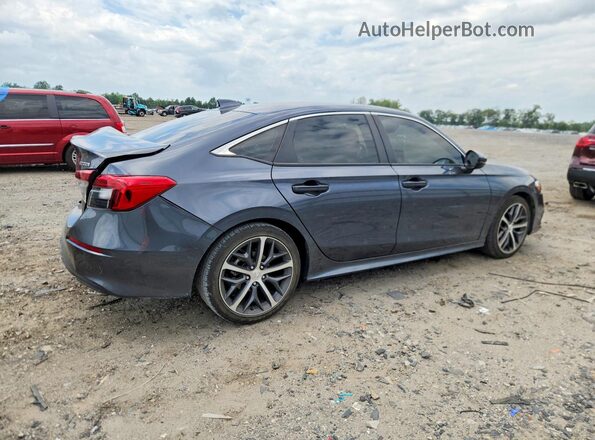 2HGFE1F94NH329599 2022 HONDA CIVIC Gray Trasero derecho