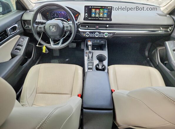 2HGFE1F94NH329599 2022 HONDA CIVIC Gray Vista del salpicadero