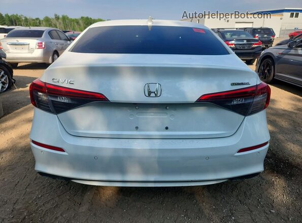 2HGFE1F94PH000873 2023 HONDA CIVIC White Widok z tyłu
