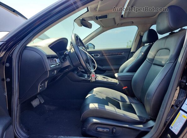 2HGFE1F94RH003307 2024 HONDA CIVIC Black Вид салону спереду