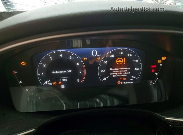 2HGFE1F95PH318565 2023 HONDA CIVIC Silver ხელსაწყოთა პანელის ხედი