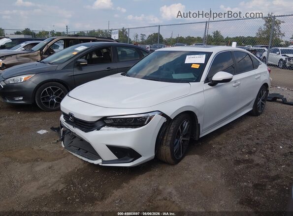 2HGFE1F95PH324401 2023 HONDA CIVIC Белый Передняя левая четверть