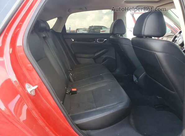 2HGFE1F96NH300606 2022 HONDA CIVIC Red Հետևի նստատեղերի տեսք