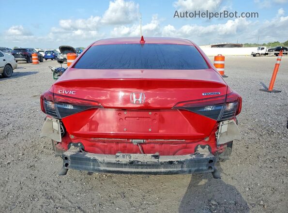 2HGFE1F96NH300606 2022 HONDA CIVIC Red Հետևի տեսք