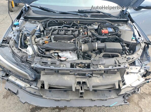 2HGFE1F96NH302226 2022 HONDA CIVIC Blue Вид задньої частини салону