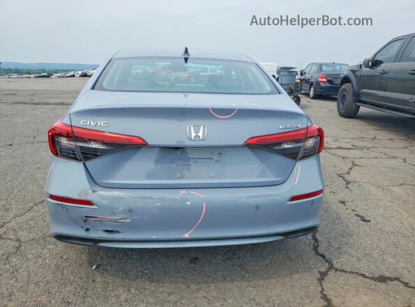 2HGFE1F96NH302226 2022 HONDA CIVIC Blue Вид ззаду