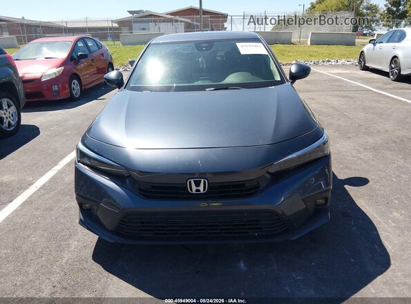 2HGFE1F96NH322816 2022 HONDA CIVIC Gray Вид задньої частини салону