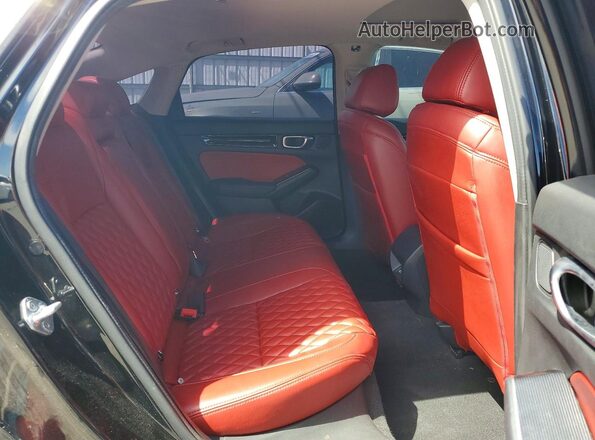 2HGFE1F97PH323850 2023 HONDA CIVIC Black Rear seats view