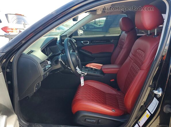 2HGFE1F97PH323850 2023 HONDA CIVIC Black Front interior view