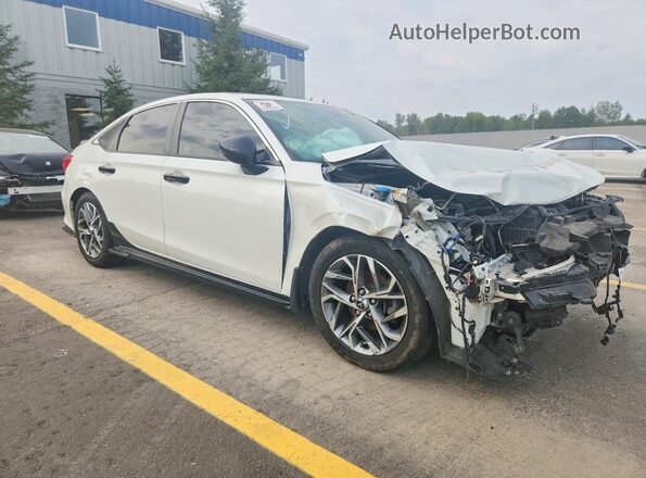 2HGFE1F98NH004406 2022 HONDA CIVIC Белый Передняя правая четверть