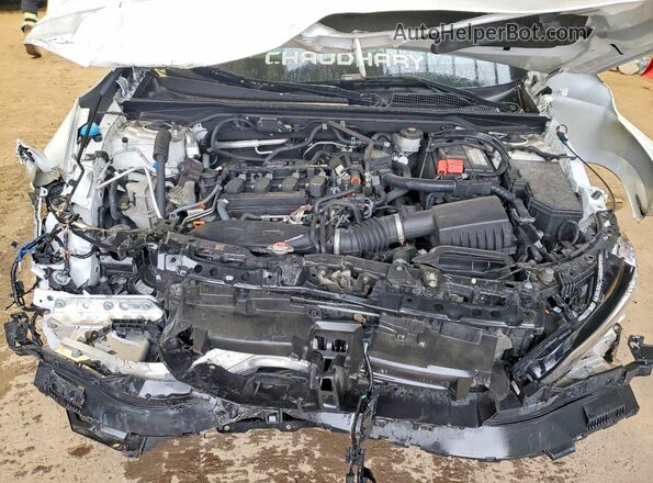 2HGFE1F98NH004406 2022 HONDA CIVIC Белый Вид задней части салона