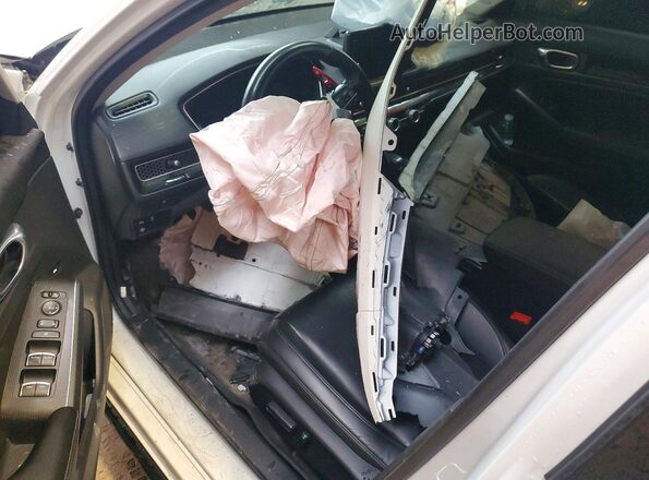 2HGFE1F98NH004406 2022 HONDA CIVIC Белый Вид панели приборов