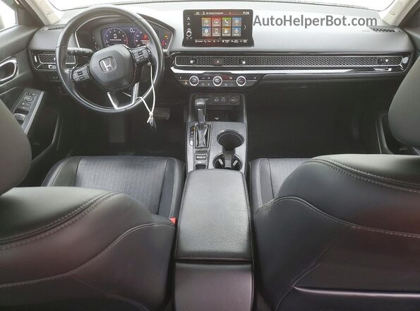 2HGFE1F98NH300462 2022 HONDA CIVIC Black Dashboard view