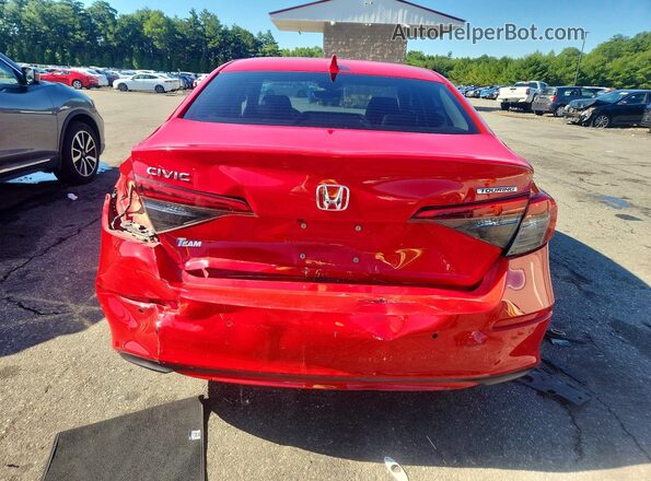 2HGFE1F98NH301496 2022 HONDA CIVIC Red Vista trasera