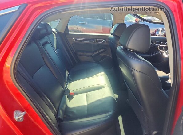 2HGFE1F98NH301496 2022 HONDA CIVIC Red Vista de los asientos traseros