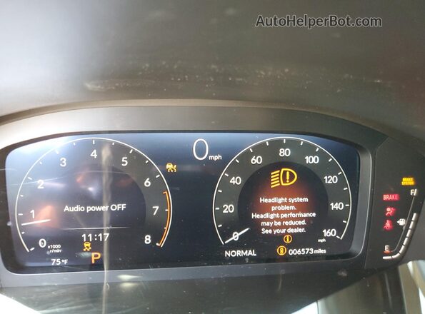 2HGFE1F98RH337193 2024 HONDA CIVIC Gray Instrument cluster view