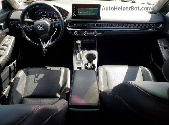 2HGFE1F99NH317173 2022 HONDA CIVIC Silver Dashboard view