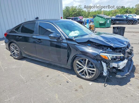 2HGFE1F99NH329291 2022 HONDA CIVIC Black Передня права чверть