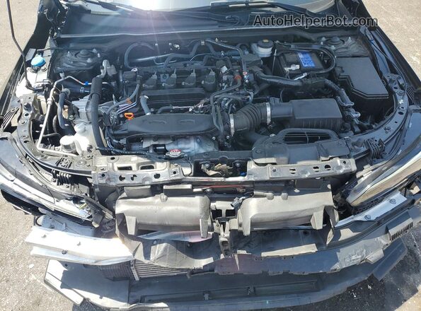 2HGFE1F99NH329291 2022 HONDA CIVIC Black Вид задньої частини салону