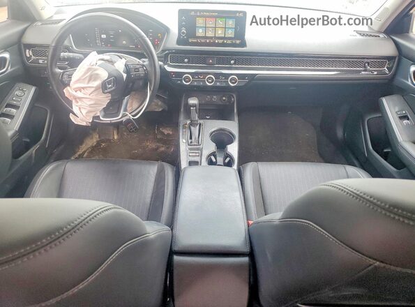2HGFE1F99PH000433 2023 HONDA CIVIC Black Widok deski rozdzielczej