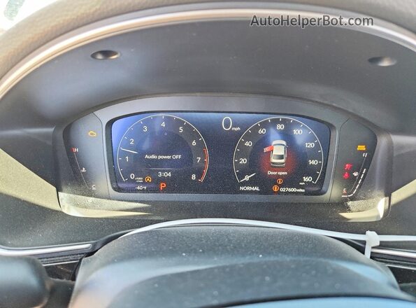 2HGFE1F99PH301350 2023 HONDA CIVIC Silver Instrument cluster view