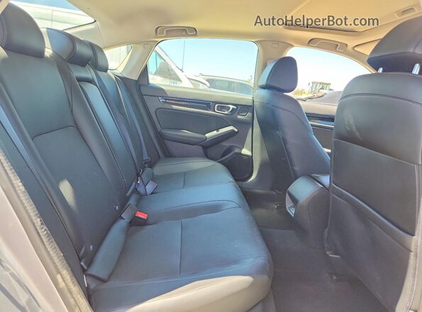 2HGFE1F99PH301350 2023 HONDA CIVIC Silver Rear seats view