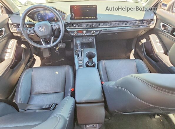 2HGFE1F99PH301350 2023 HONDA CIVIC Silver Dashboard view