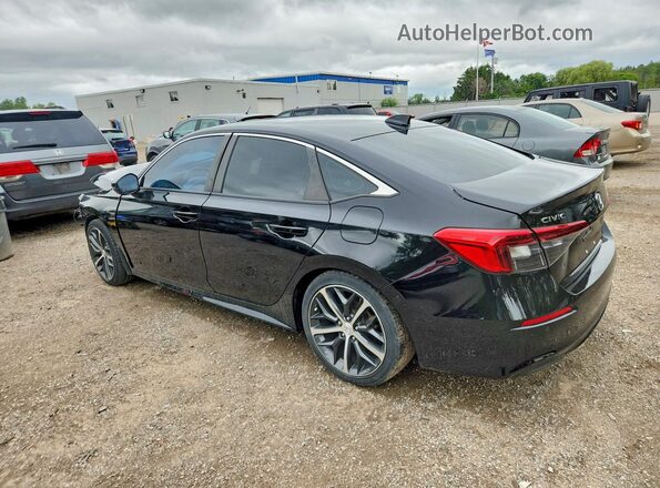 2HGFE1F9XNH005069 2022 HONDA CIVIC Black Հետևի ձախ