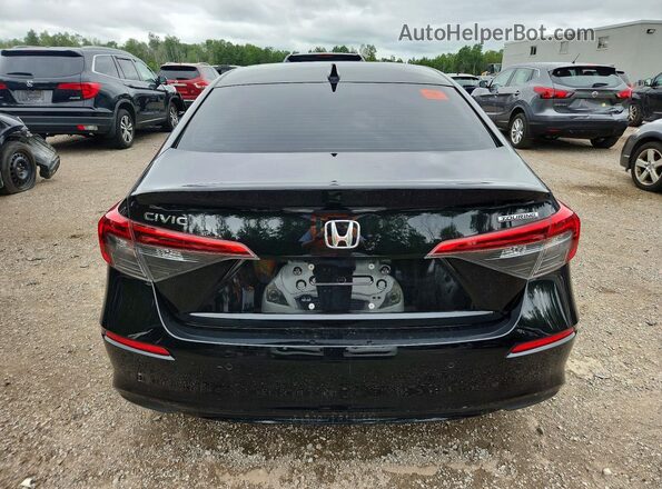 2HGFE1F9XNH005069 2022 HONDA CIVIC Black Հետևի տեսք