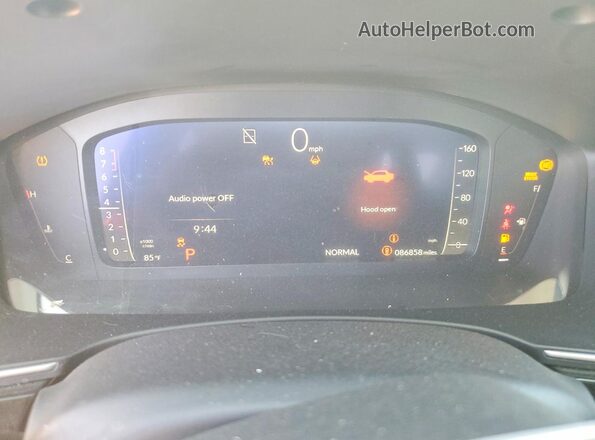 2HGFE1F9XRH302509 2024 HONDA CIVIC Gray Widok zestawu wskaźników