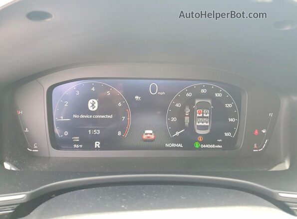 2HGFE1F9XRH325854 2024 HONDA CIVIC White Widok zestawu wskaźników