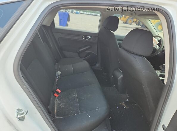 2HGFE2F20NH523104 2022 HONDA CIVIC Белый Вид задних сидений