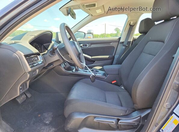 2HGFE2F20RH500332 2024 HONDA CIVIC Black Front interior view