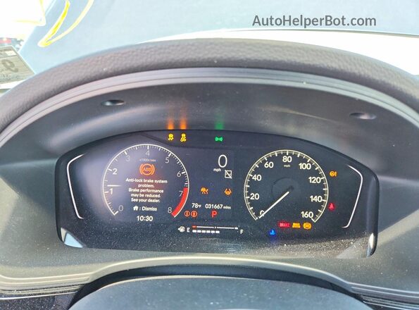 2HGFE2F20RH500332 2024 HONDA CIVIC Black Instrument cluster view