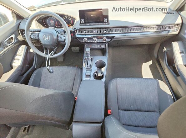 2HGFE2F20RH500332 2024 HONDA CIVIC Black Dashboard view