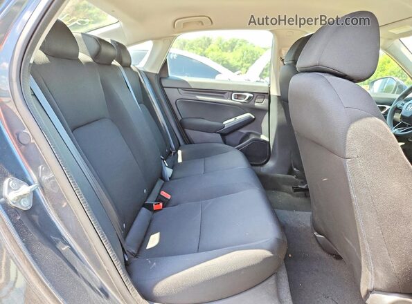 2HGFE2F20RH500332 2024 HONDA CIVIC Black Rear seats view