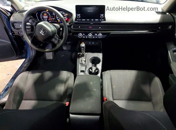 2HGFE2F20SH563467 2025 HONDA CIVIC Синий Вид панели приборов