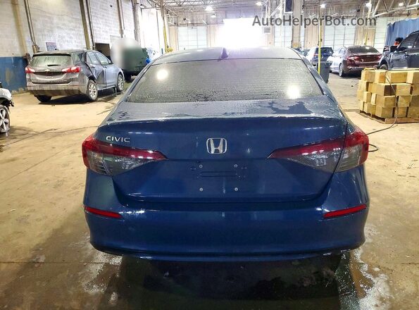 2HGFE2F20SH563467 2025 HONDA CIVIC Синий Вид сзади