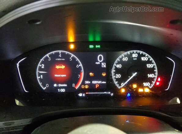 2HGFE2F20SH563467 2025 HONDA CIVIC Синий Вид щитка приборов