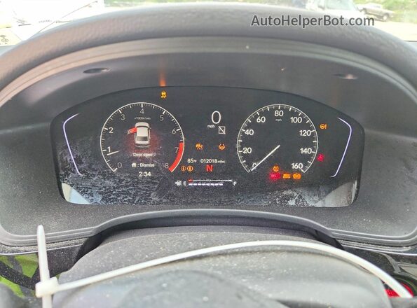 2HGFE2F20SH583511 2025 HONDA CIVIC Silver Widok zestawu wskaźników