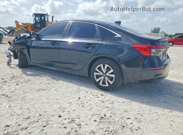 2HGFE2F21NH520356 2022 HONDA CIVIC Black Trasero izquierdo
