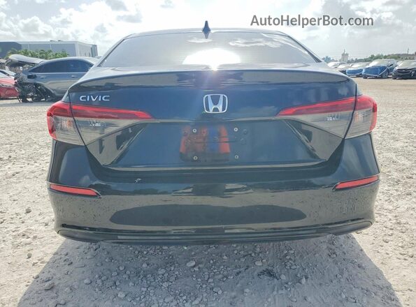 2HGFE2F21NH520356 2022 HONDA CIVIC Black Vista trasera